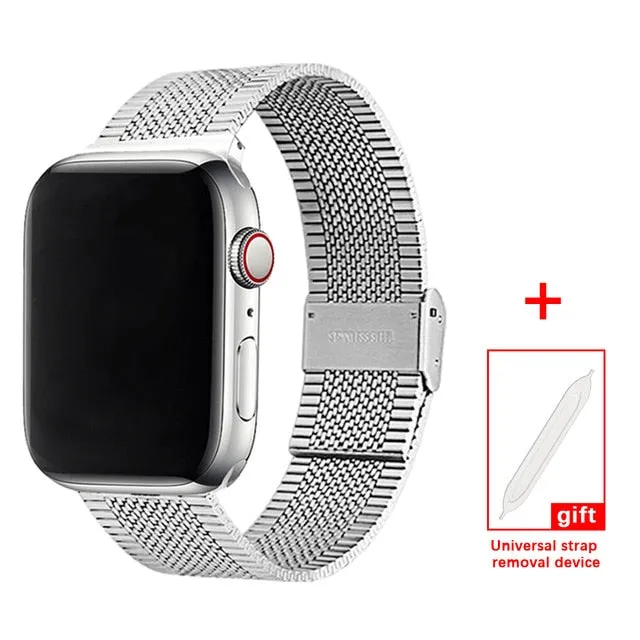 Milanese Loop Bracelet Strap For Apple Watch All Series