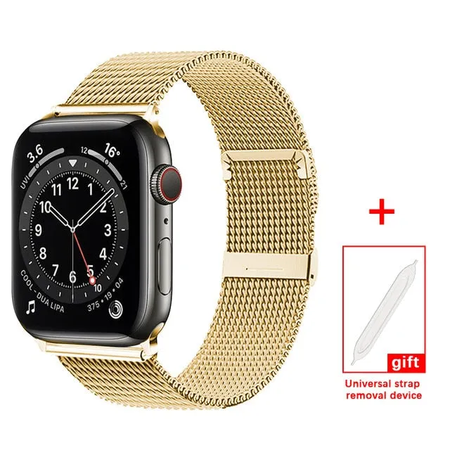 Milanese Loop Bracelet Strap For Apple Watch All Series