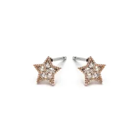 Mini Crystals Star Stud Earrings