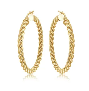 Miss Mimi Medium Twist Hoops