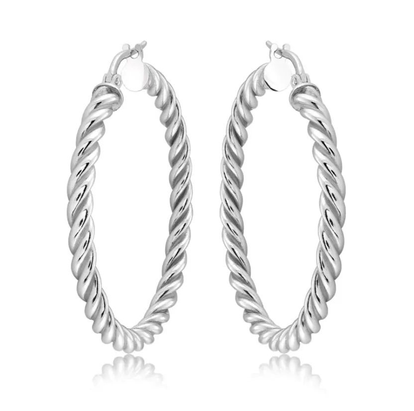 Miss Mimi Medium Twist Hoops