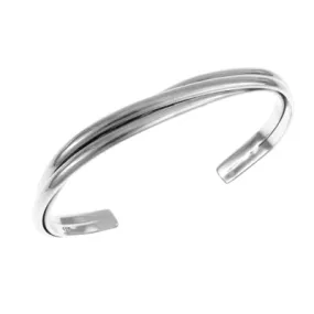 MM M4-128 TRIPLE BAND TWISTED CUFF BRACELET