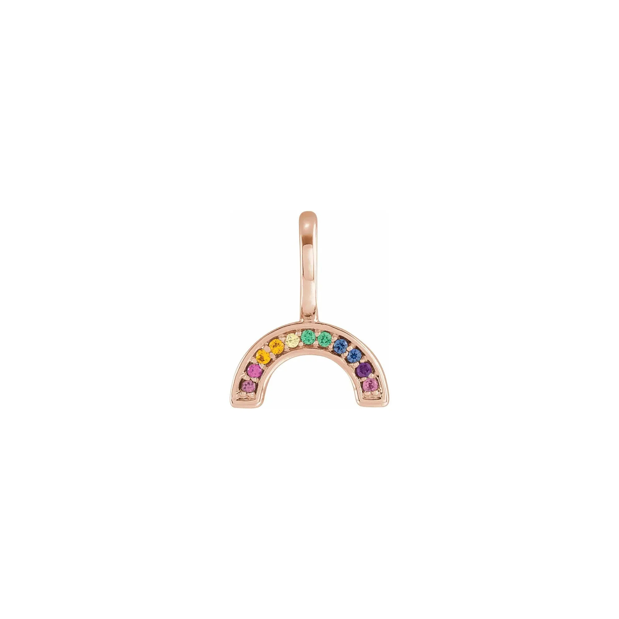 Multi-Gemstone Rainbow Pendant