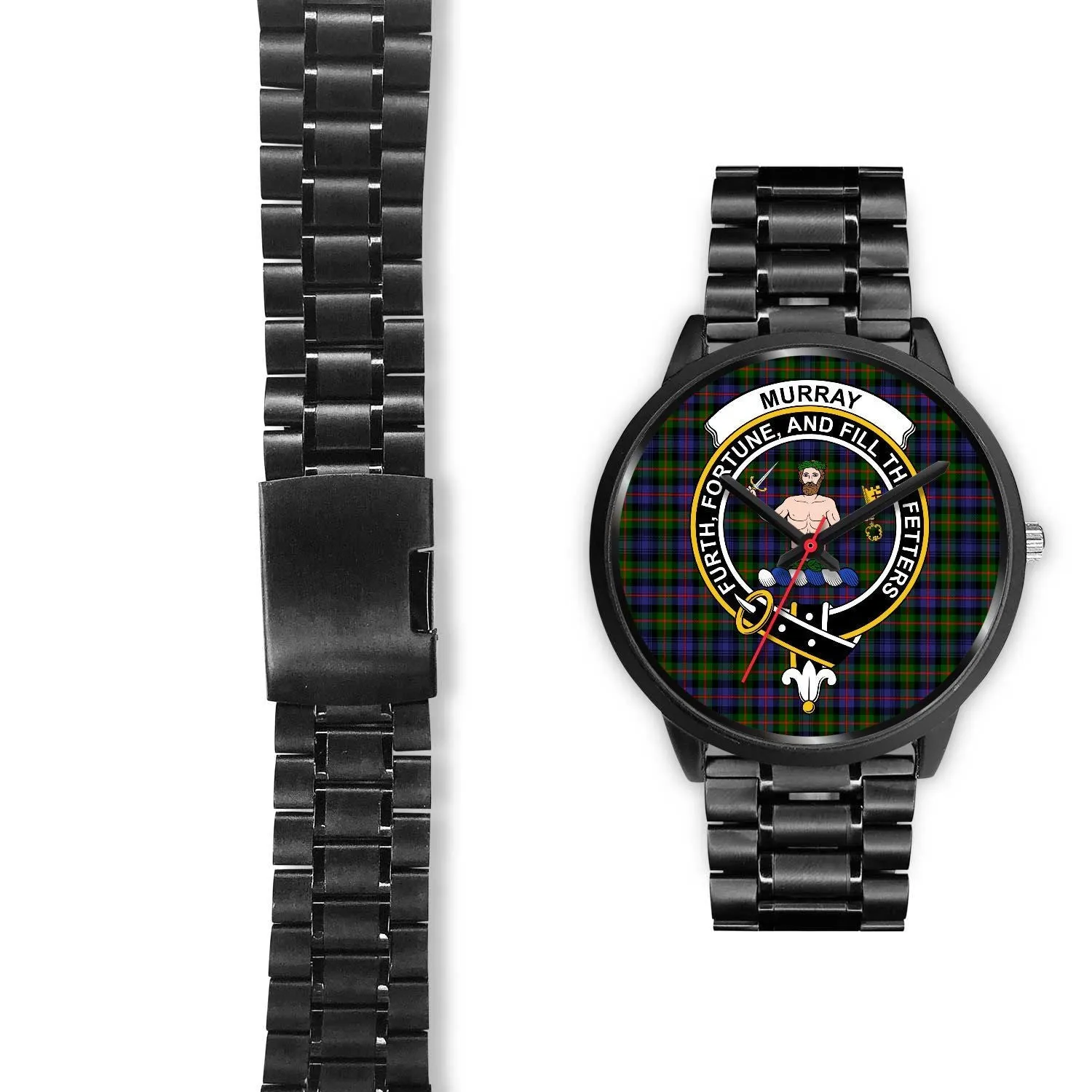 Murray of Atholl Modern Clan Badge Tartan Black Watch