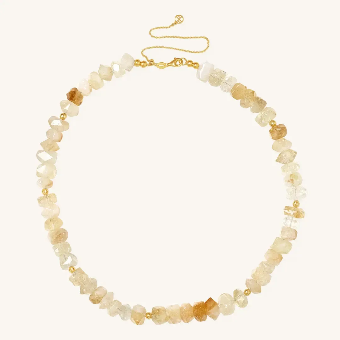 Myall Citrine Necklace - Stone of Confidence