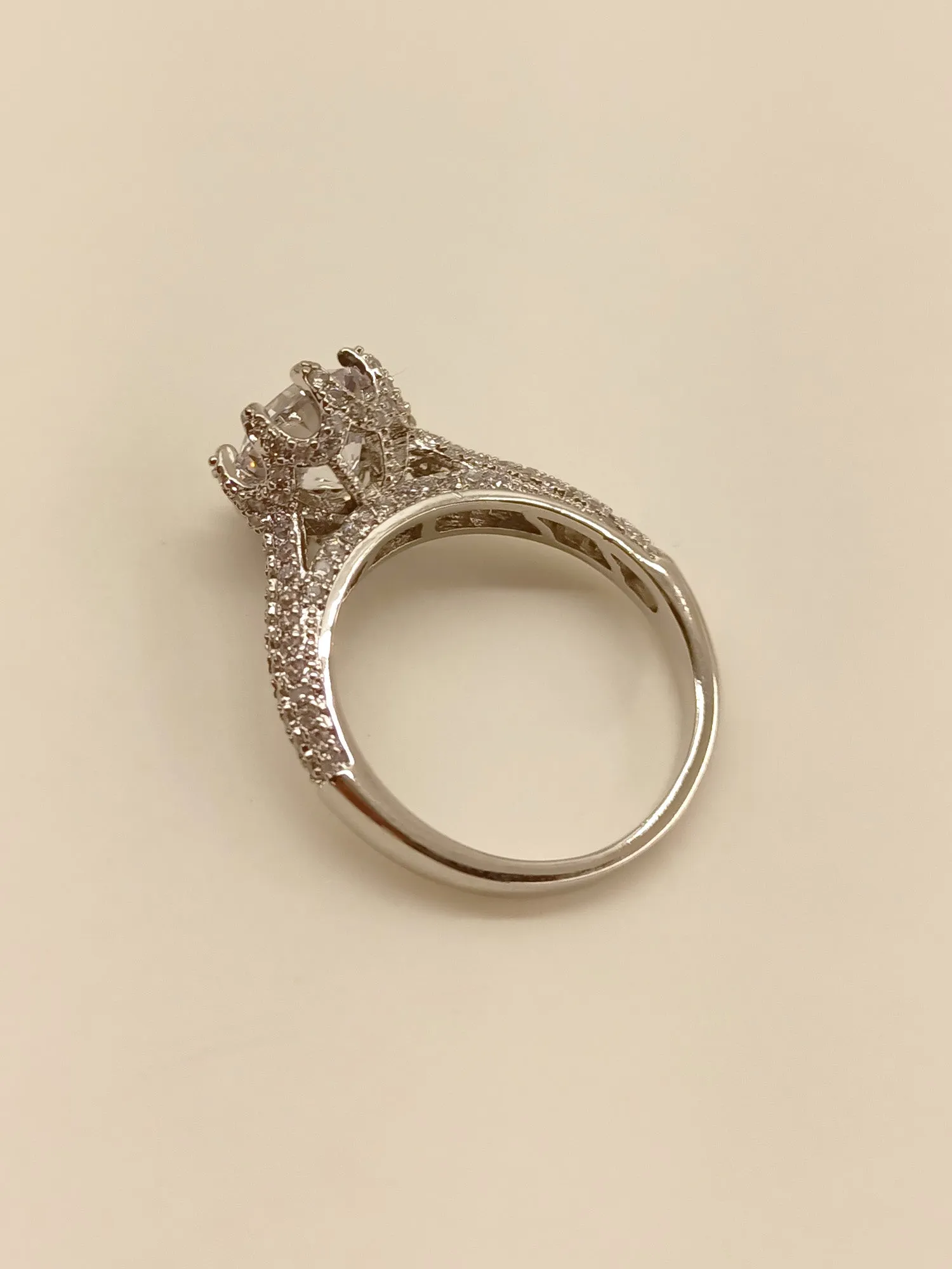 Nabila American Diamond Finger Ring