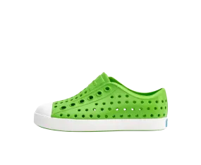 Native Shoes - Jefferson Kids-Grasshopper Green/Shell White