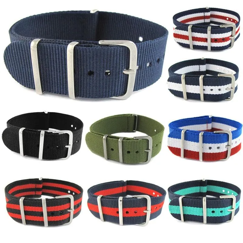 Nato Nylon Watch Straps Compatible with the Fossil 18mm Range