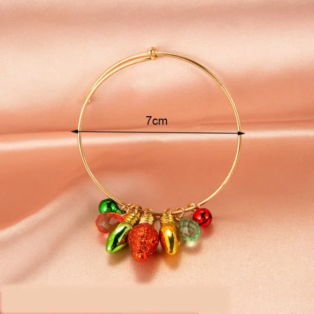 New Trendy Statement Christmas Tree Earrings For Women Santa Claus Snowman Drop Earrings Jewelry Girls Christmas Gifts Wholesale