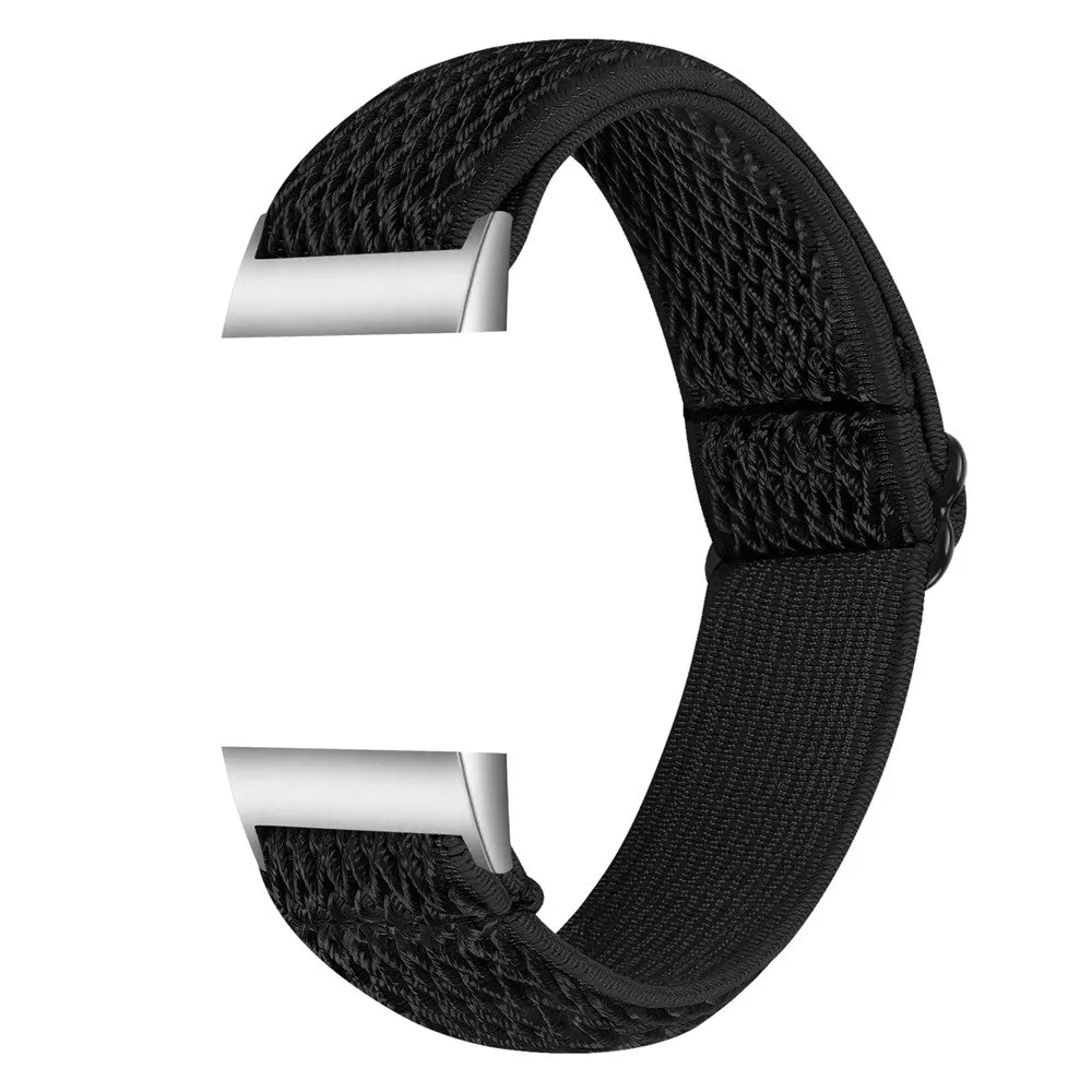 Nylon Elastic Bracelet Band Loop For Fitbit Charge 5 4 3 2 Woven Sports Watch Wrist Strap For Fitbit Charge 3 4 se