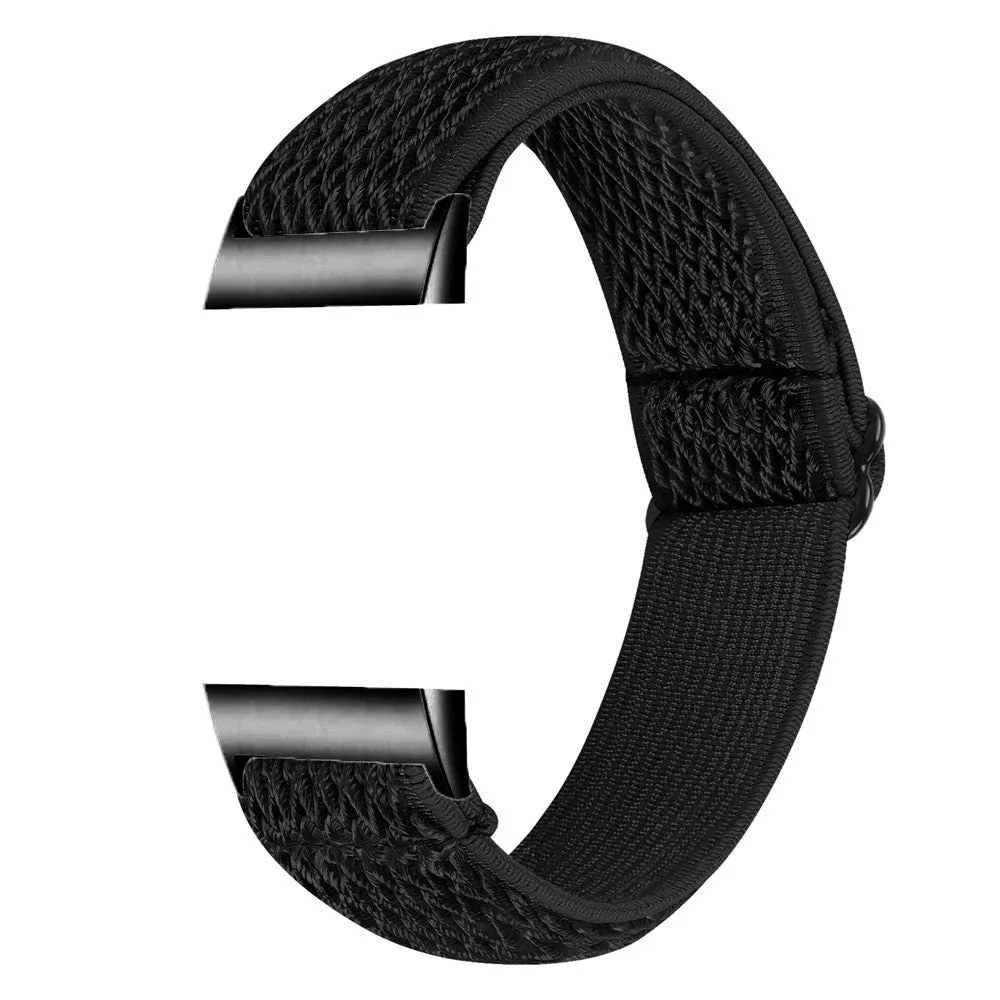 Nylon Elastic Bracelet Band Loop For Fitbit Charge 5 4 3 2 Woven Sports Watch Wrist Strap For Fitbit Charge 3 4 se