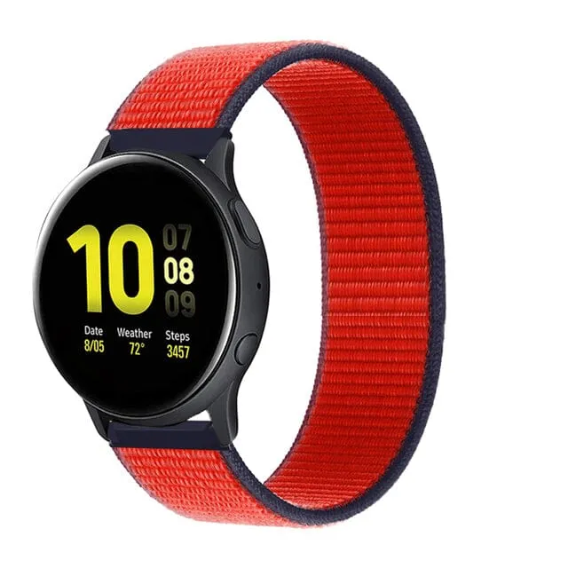 Nylon Sports Loop Watch Straps Compatible with the LG Watch