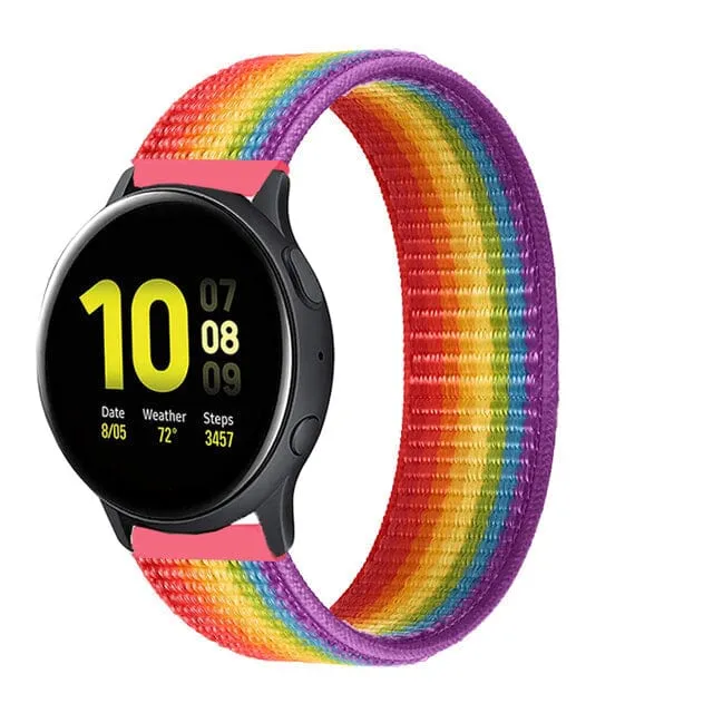 Nylon Sports Loop Watch Straps Compatible with the LG Watch