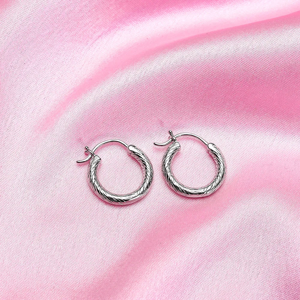 Ocean Mini Hoop Earrings