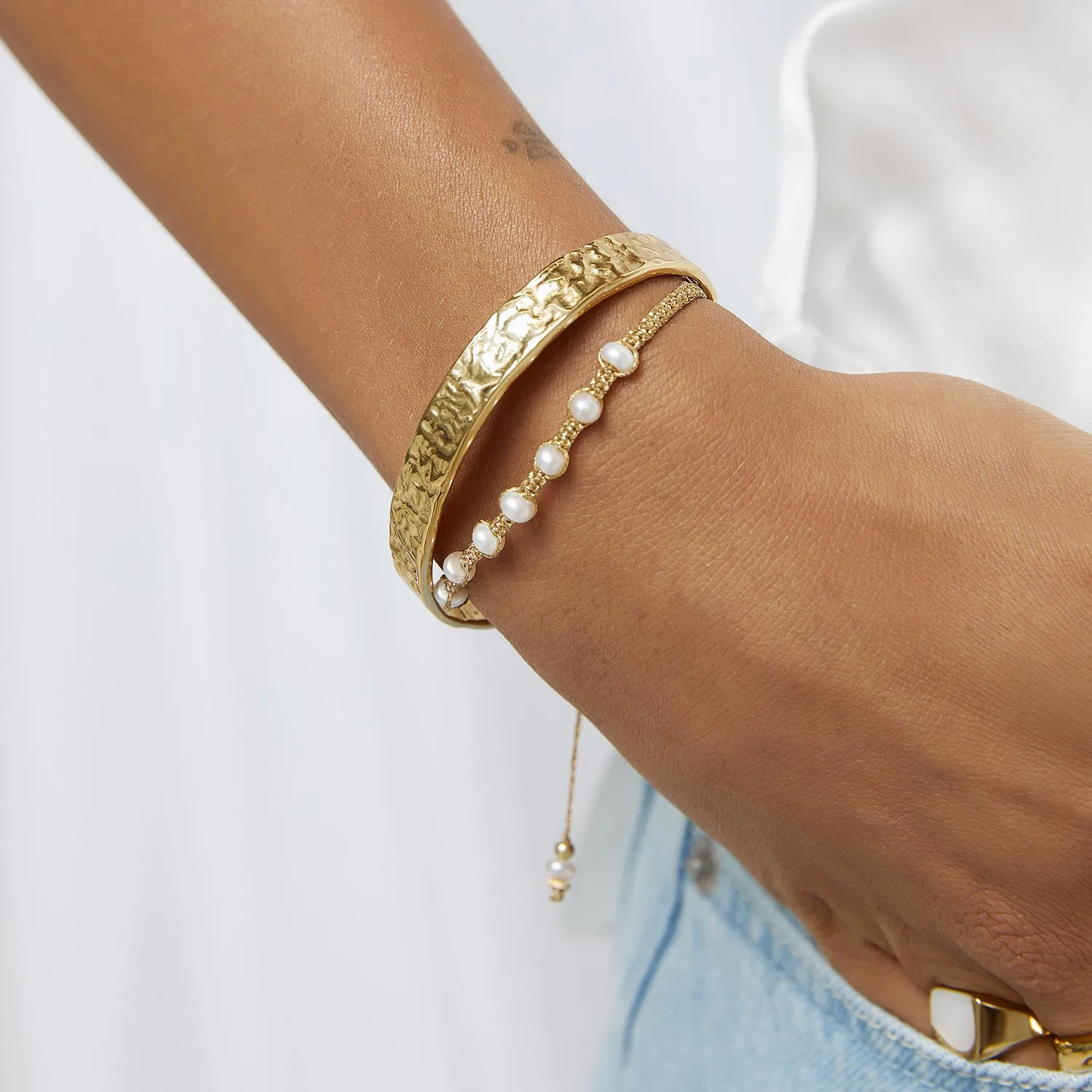 Olivia Gold Cuff Bracelet