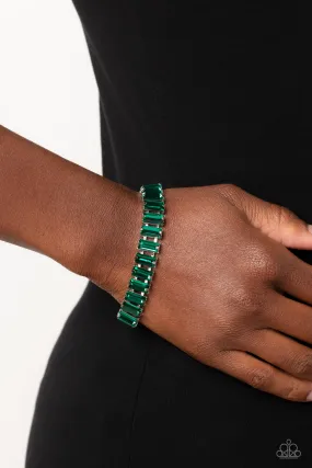 Open Door Jewelry - Darling Debutante - Green Bracelet - Paparazzi Accessories