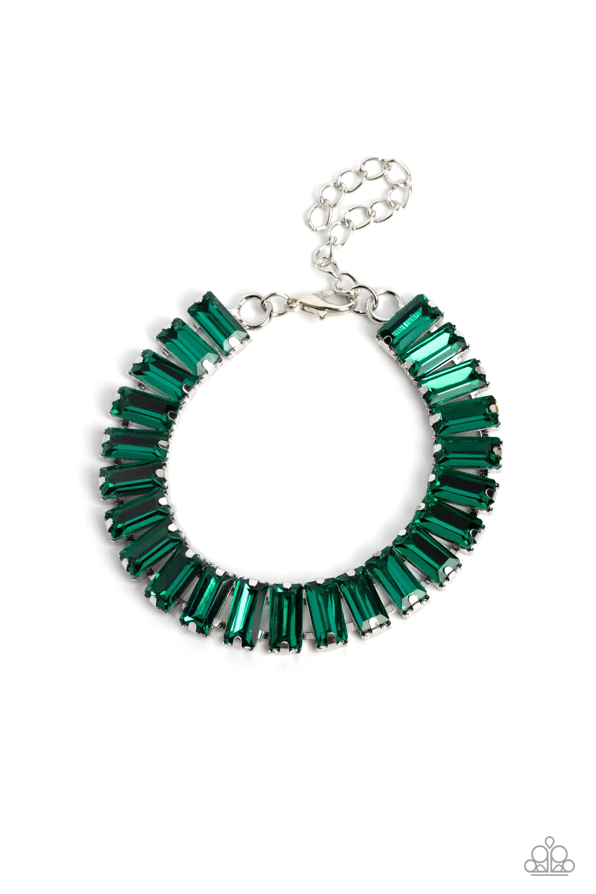 Open Door Jewelry - Darling Debutante - Green Bracelet - Paparazzi Accessories