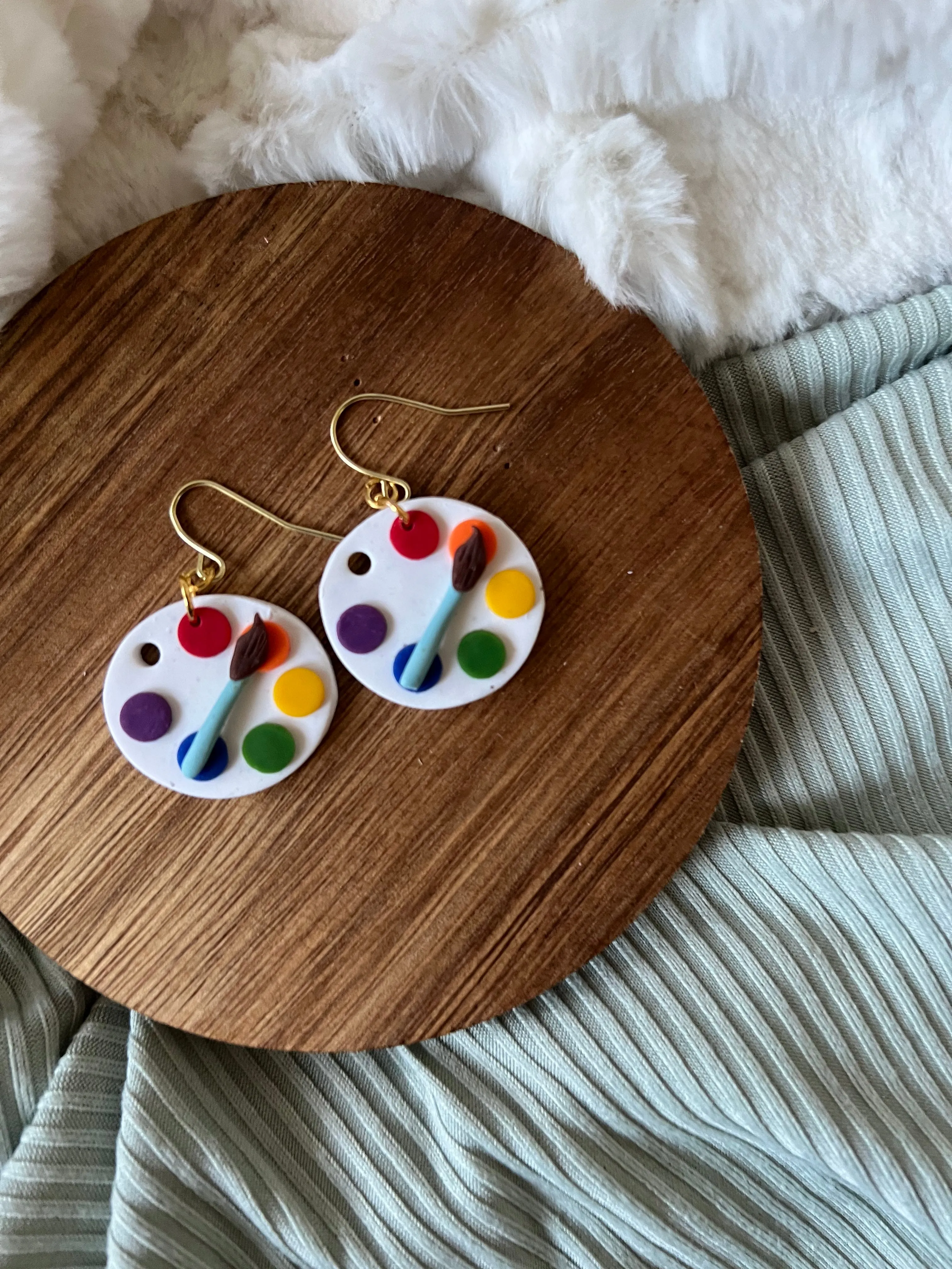 Pablo’s Paint Palette Earrings