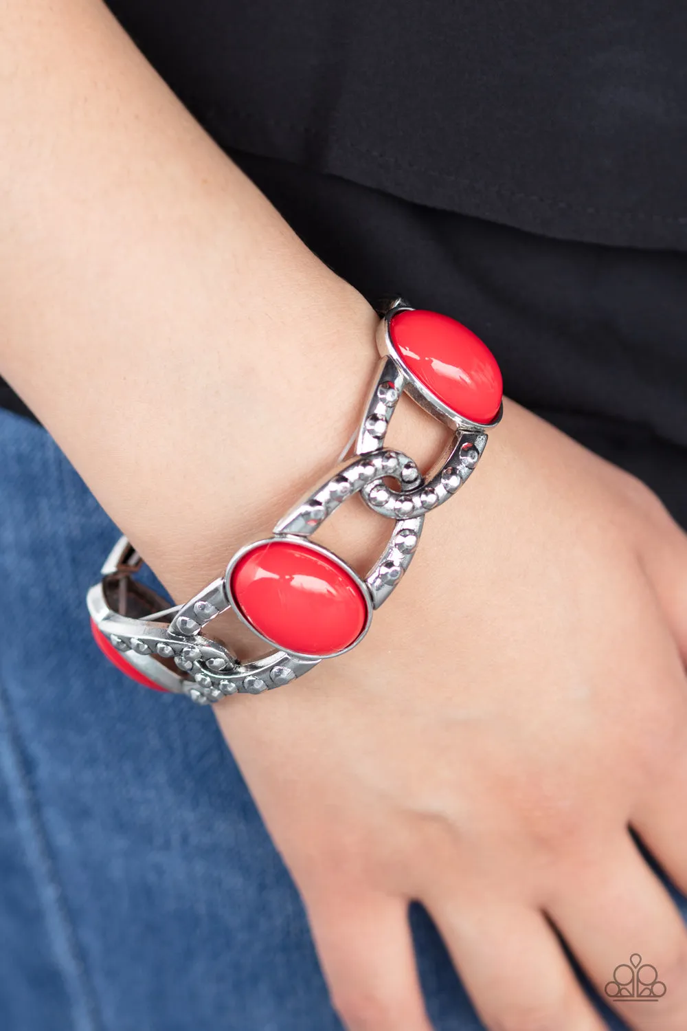 Paparazzi Dreamy Gleam - Red Bracelet