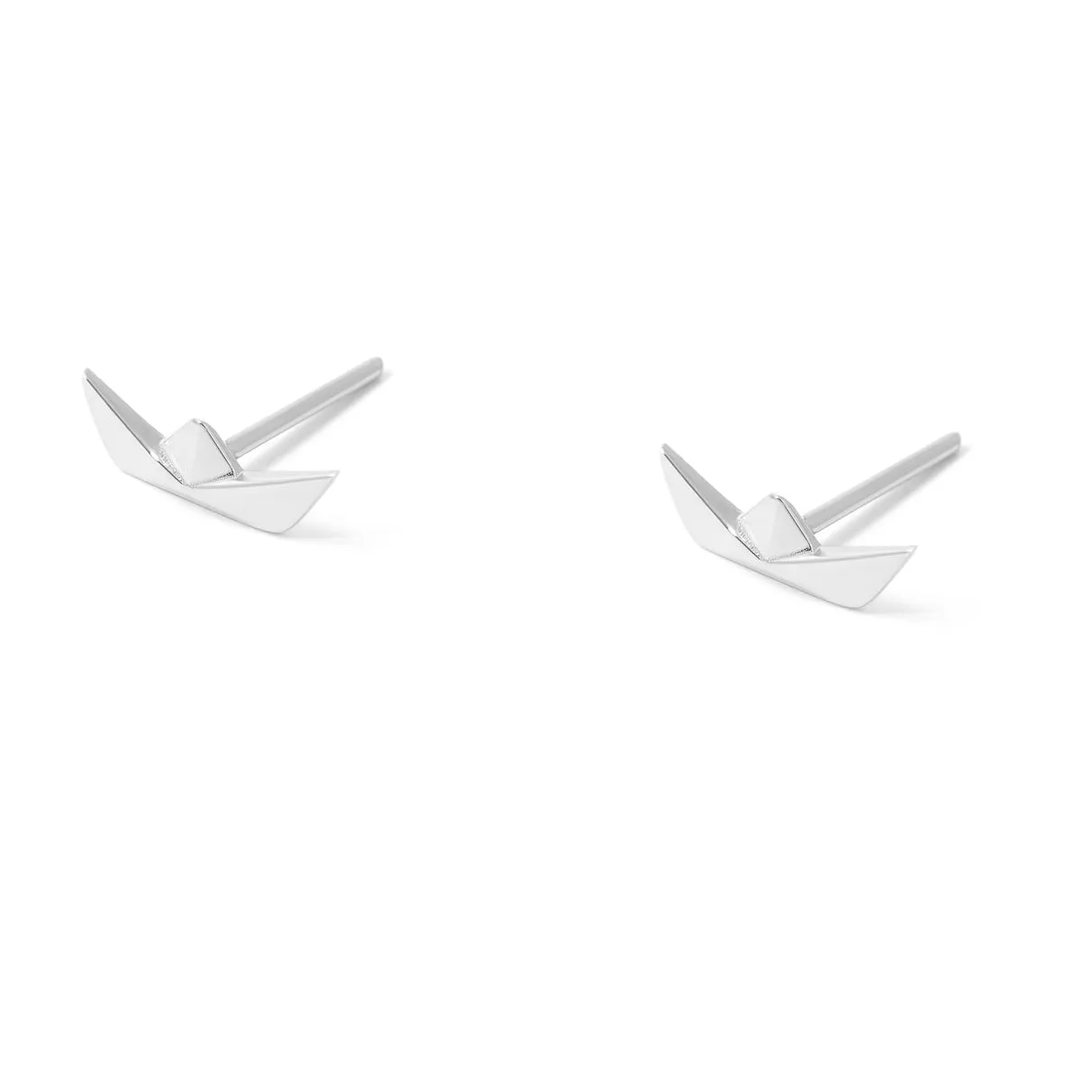 Paper ‌Boat Stud Earrings