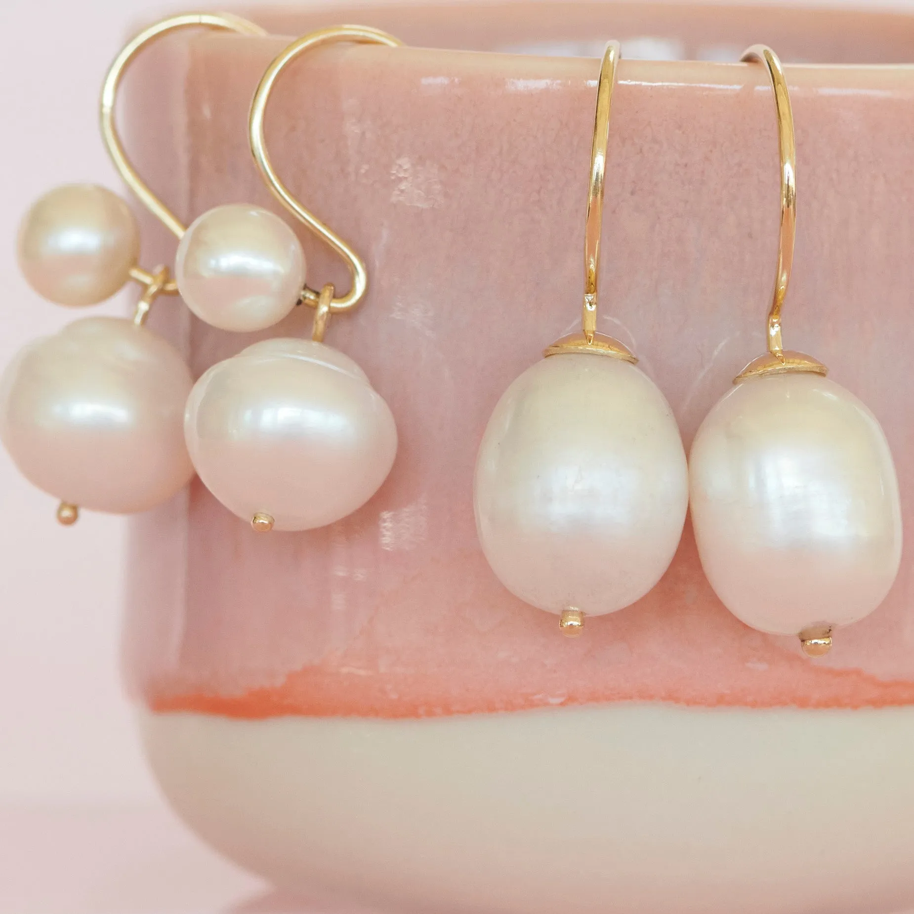 Pearl Duet Earrings