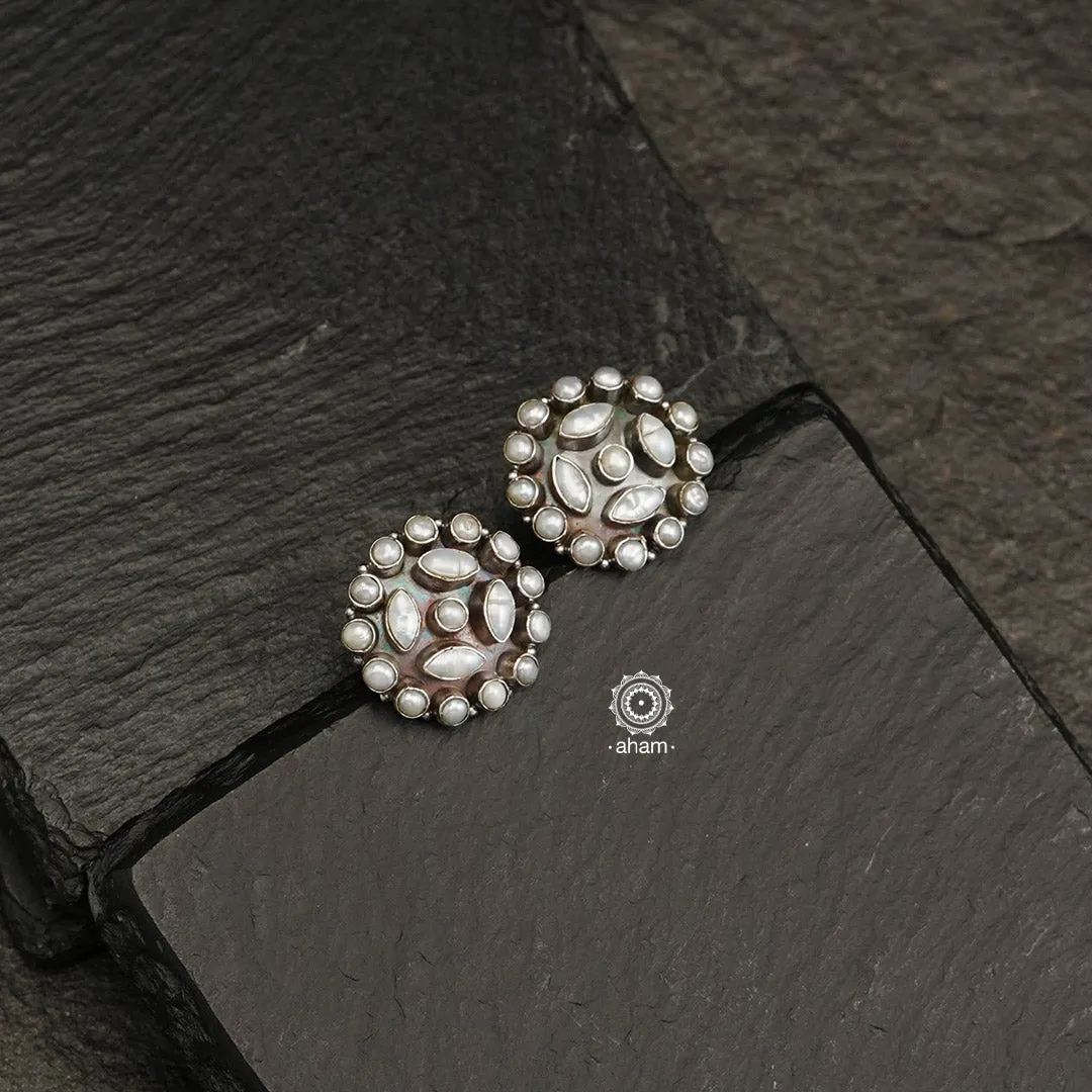 Pearl Silver Studs