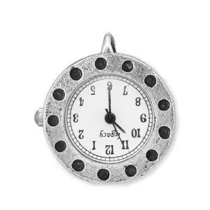 Pendant Watch Face with Black Dots