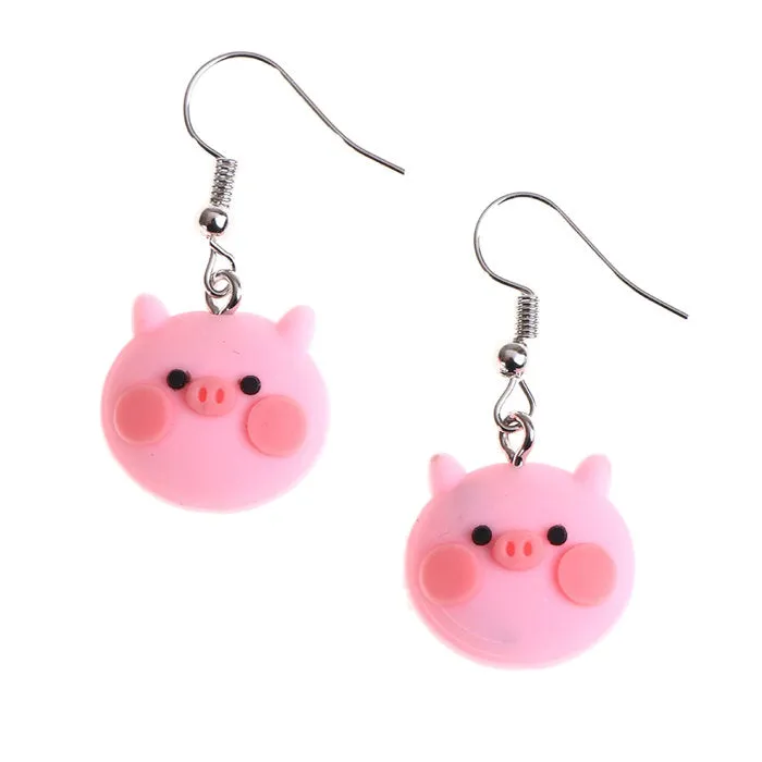 Pig Earrings