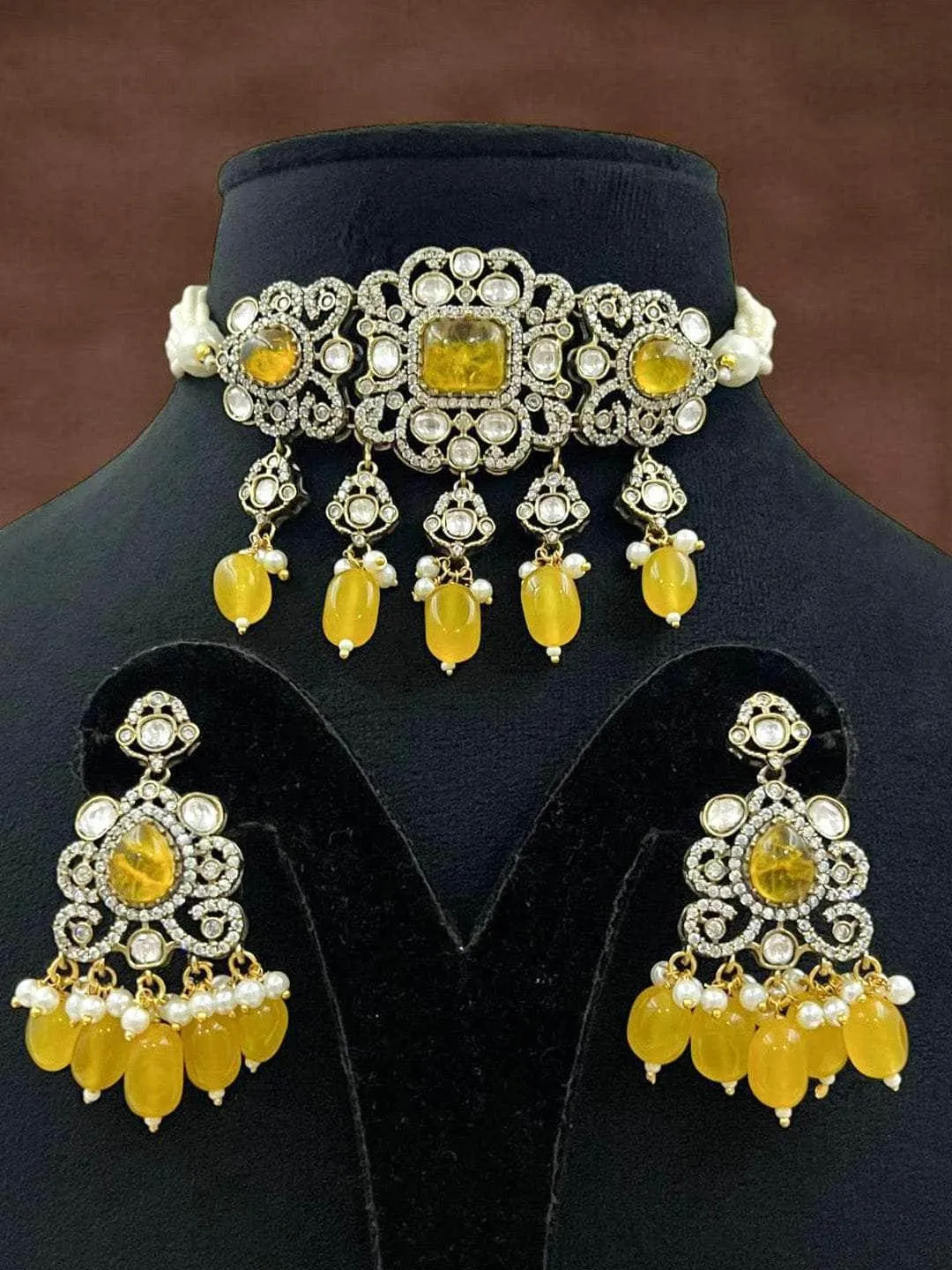 Polki Kundan Choker Bridal Necklace