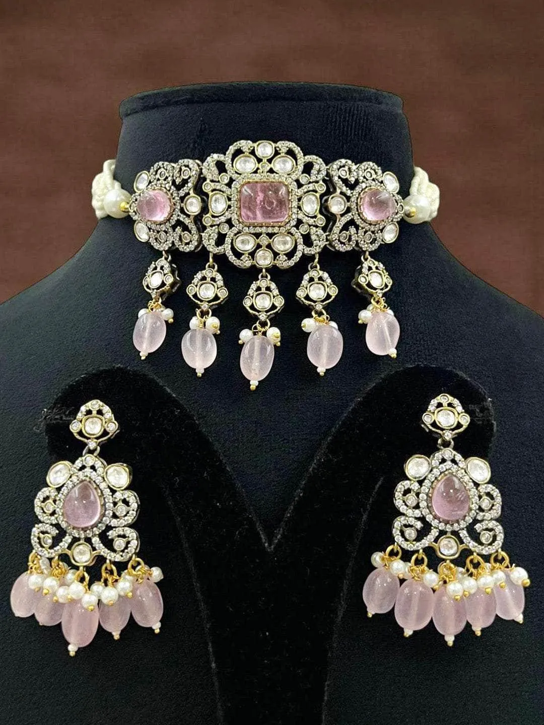 Polki Kundan Choker Bridal Necklace