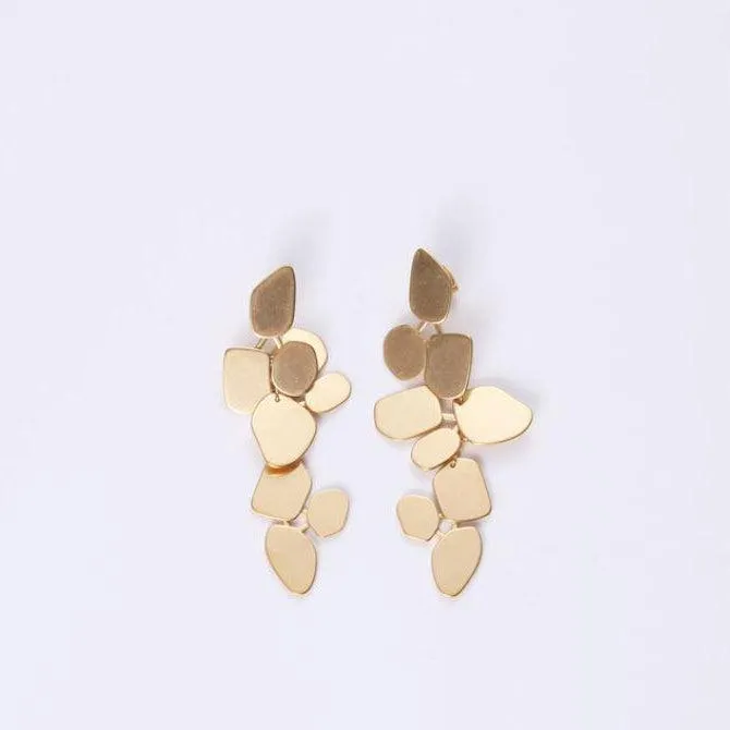 Princess Charolette Pebbles Drop Earrings