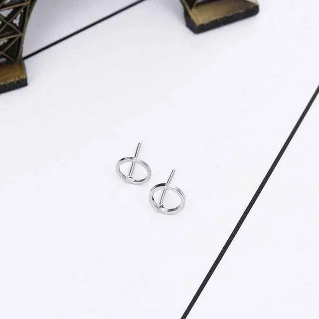 Retro Circle Earring