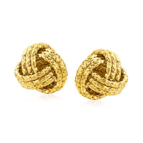 Ross-Simons 14K Love Knot Earrings