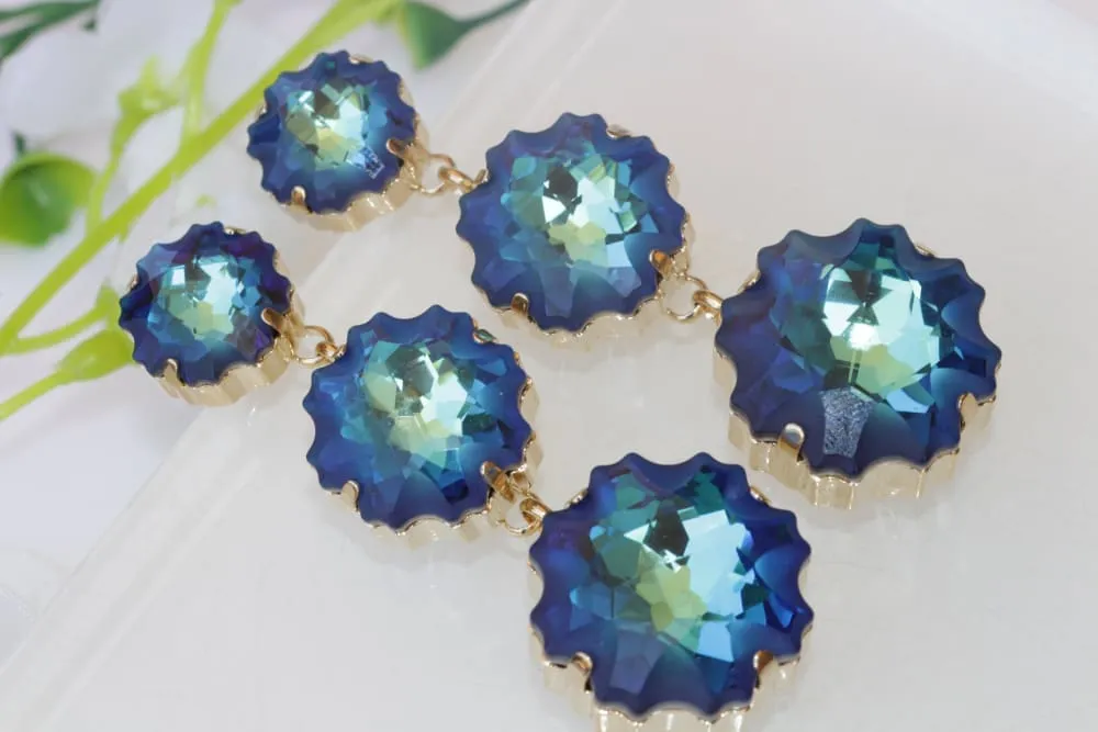 ROYAL BLUE EARRINGS. Royal blue Long Earrings