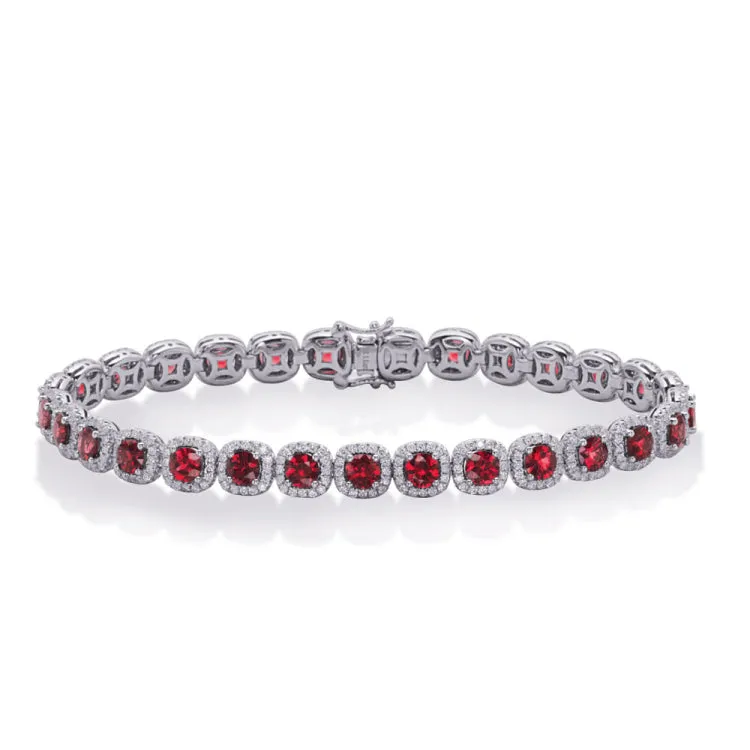 Ruby & Diamond Bracelet