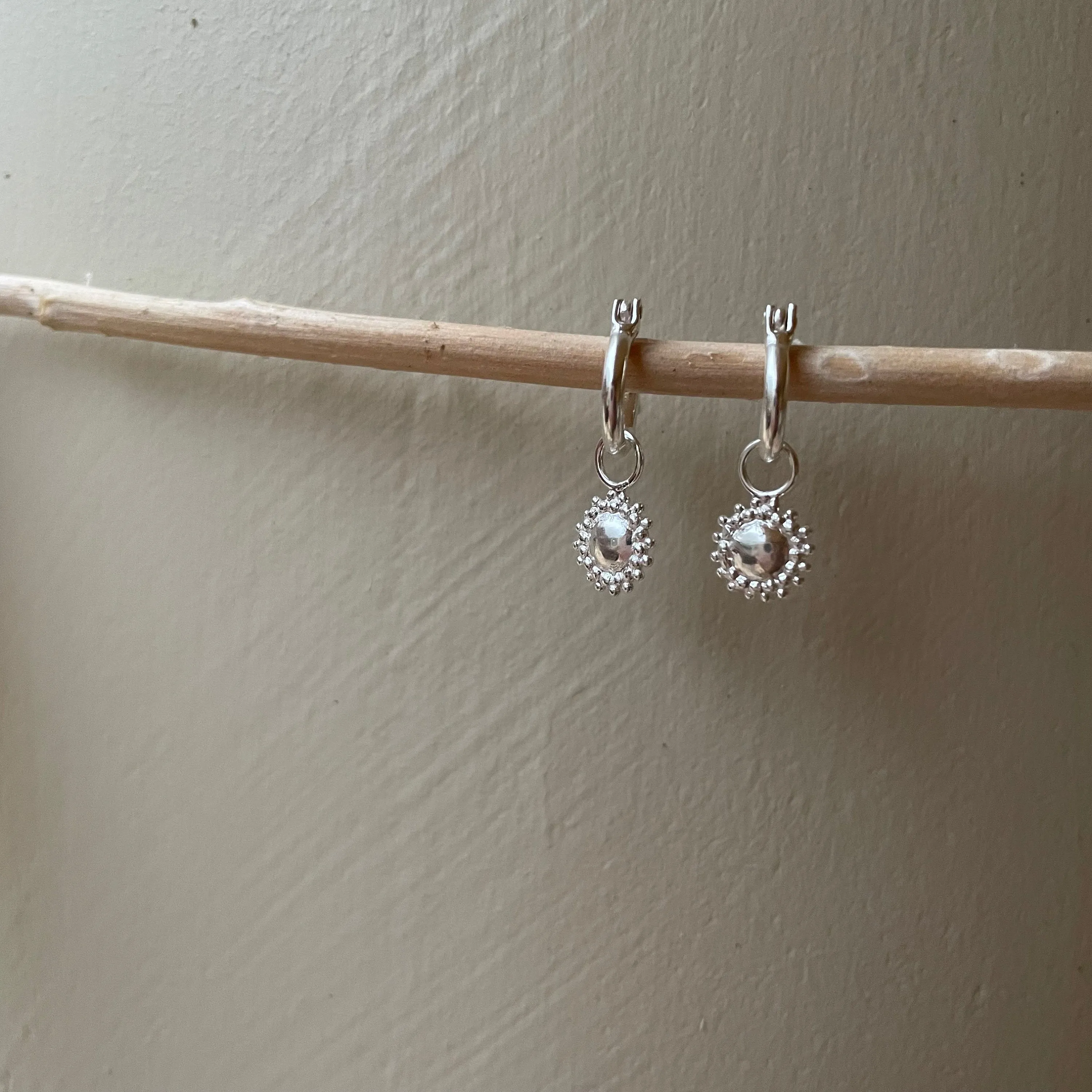 Savanna Sterling Silver Mini Hoop Earrings