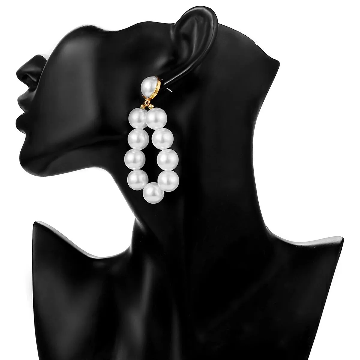 SHAY FAUX PEARL EARRINGS