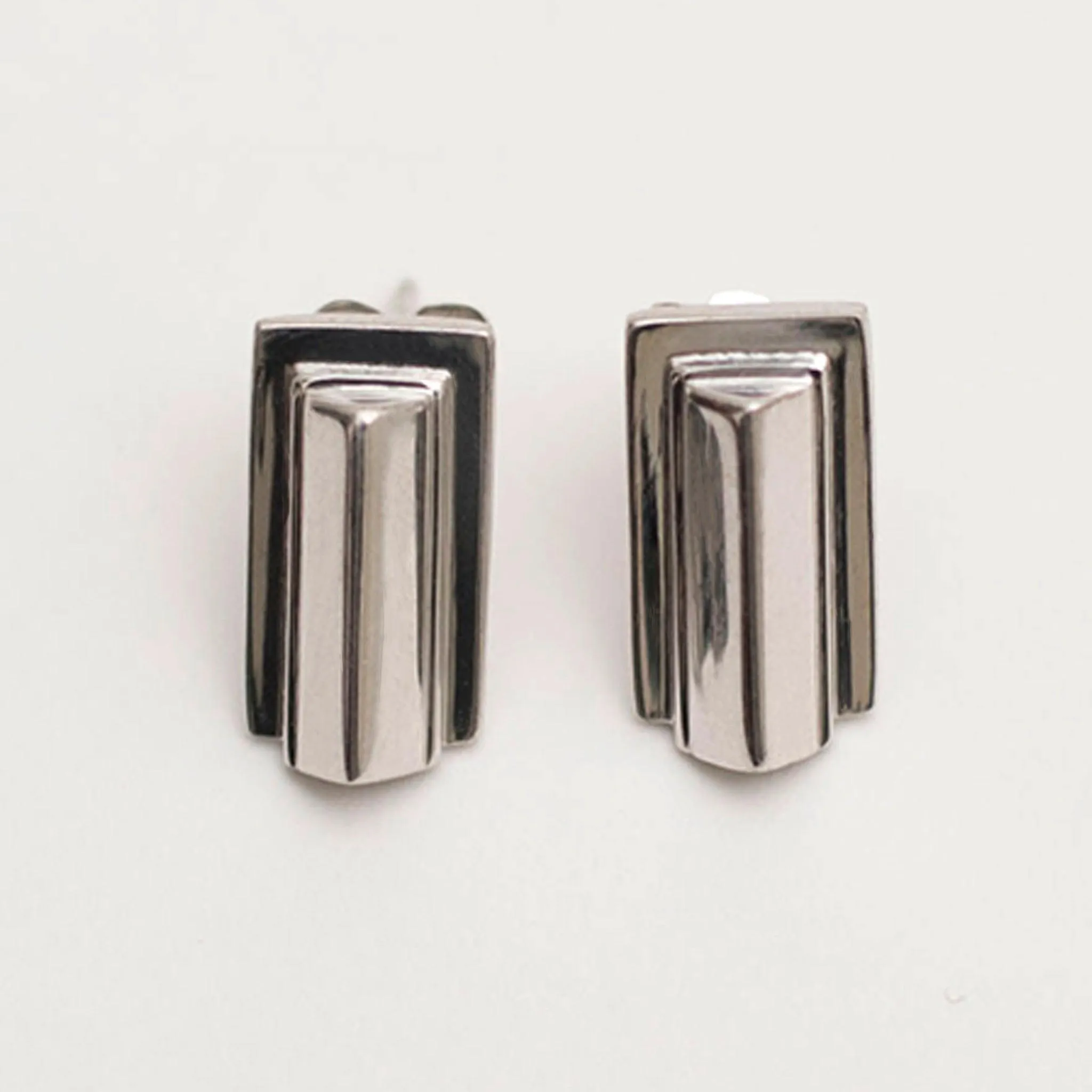 Silver Stud Earrings Bullion