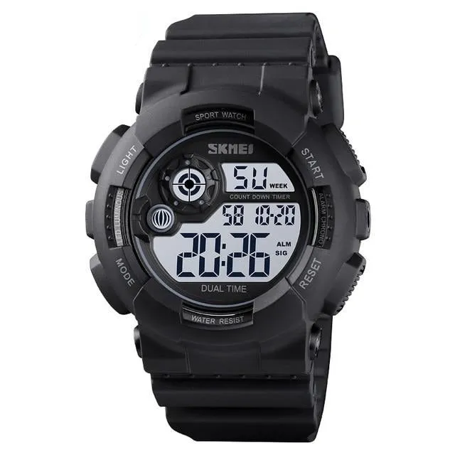 SKMEI 1583 Military Sports Watch for Men EL Light