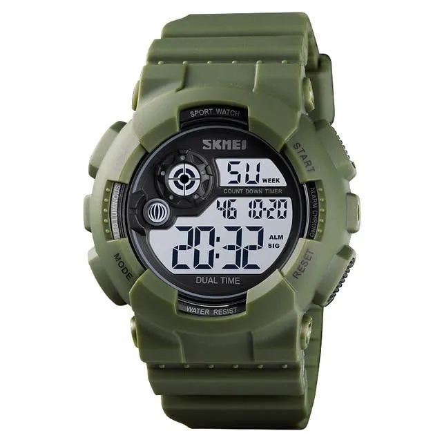 SKMEI 1583 Military Sports Watch for Men EL Light