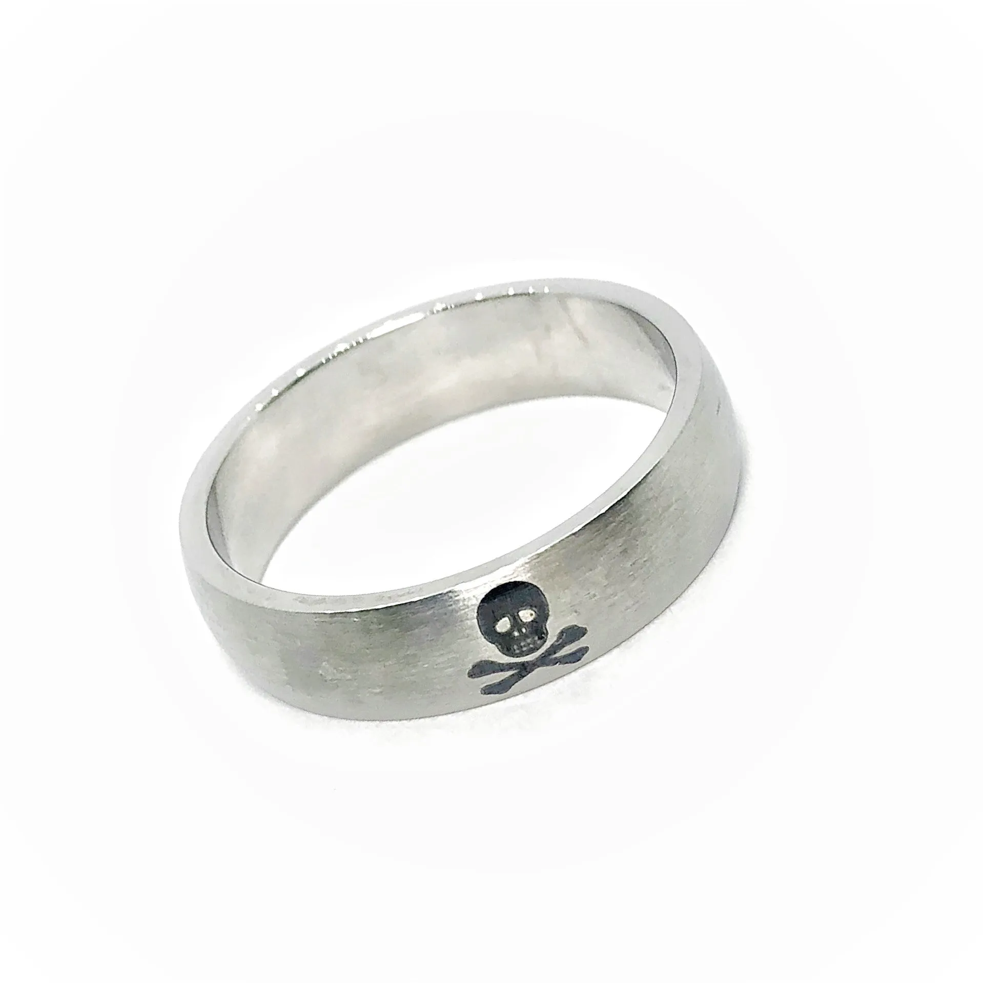 Skull And Crossbones Symbol Stainless Steel Ring