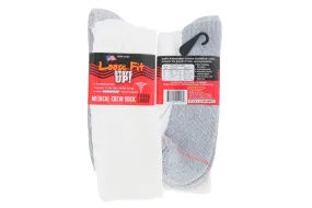 Socks Loose Fit Medical Crew White