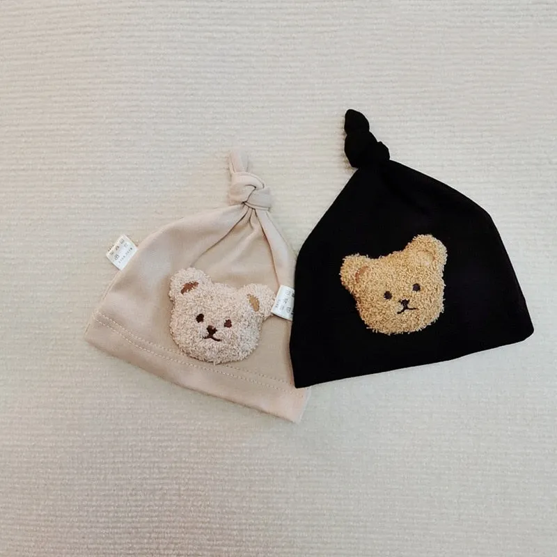 Soft Baby Hat/ Cute Bear Cap for 0-1 yrs