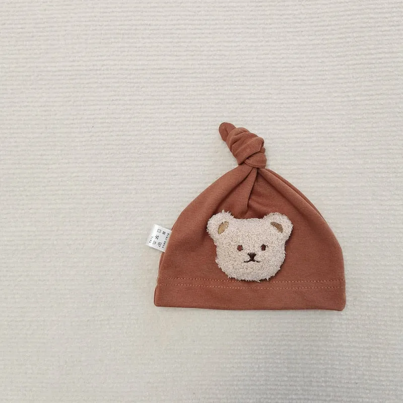 Soft Baby Hat/ Cute Bear Cap for 0-1 yrs