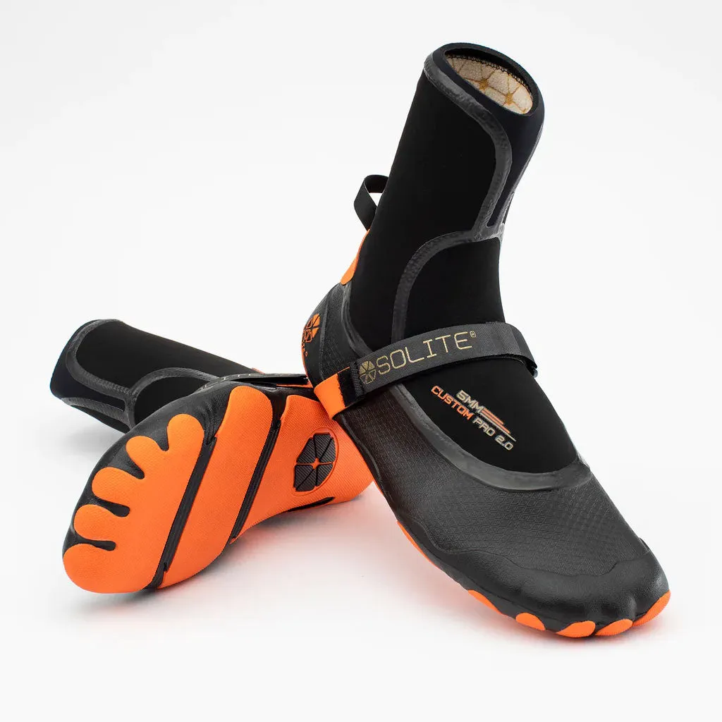 Solite Boots 5mm Custom 2.0 Boot - 2024 Orange/Black