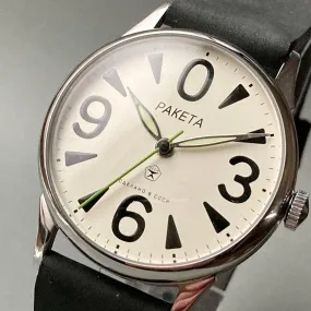 Soviet Wristwatch Paketa Raketa 2010's Manual Men's