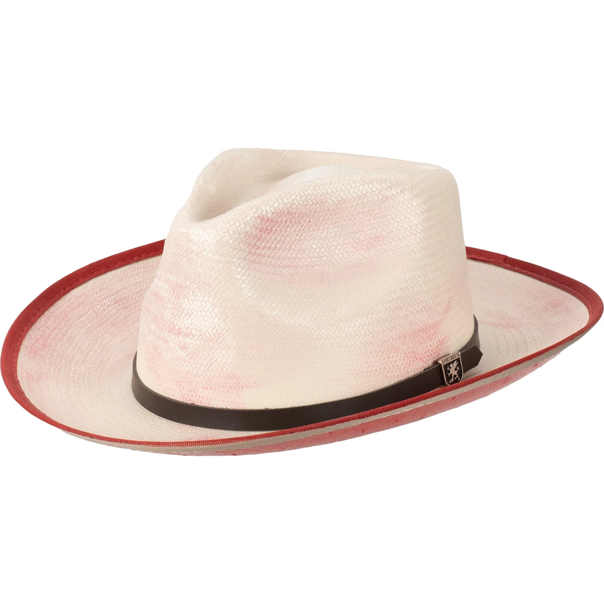 Stacy Adams Ritz Fedora With Accent Colored Underbrim