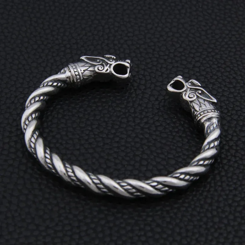 stainless steel Dragon Bracelet Jewelry Fashion Accessories Viking Bracelet Men Wristband Cuff Bracelets For Women Bangles