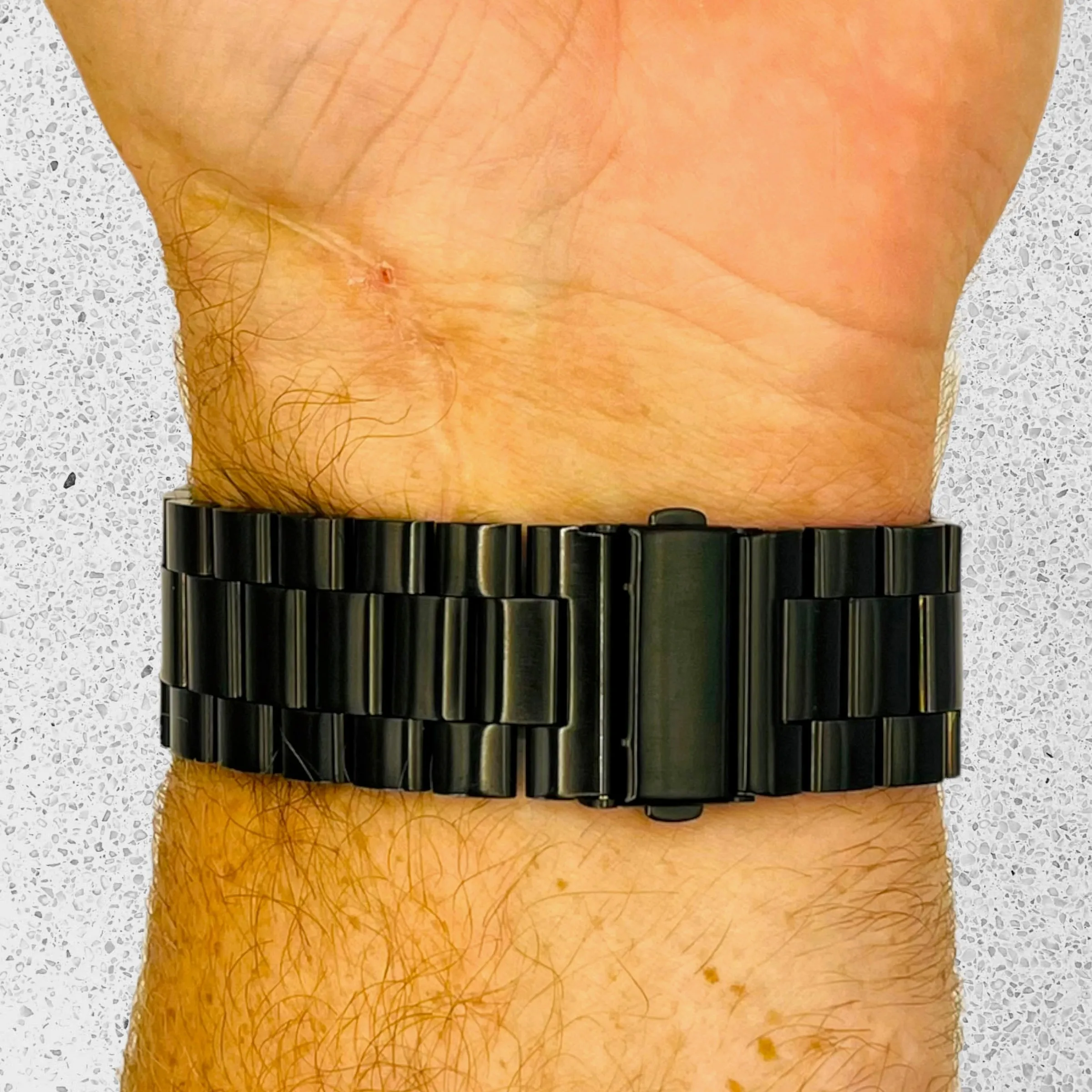 Stainless Steel Link Watch Strap Compatible with the Amazfit 20mm Range