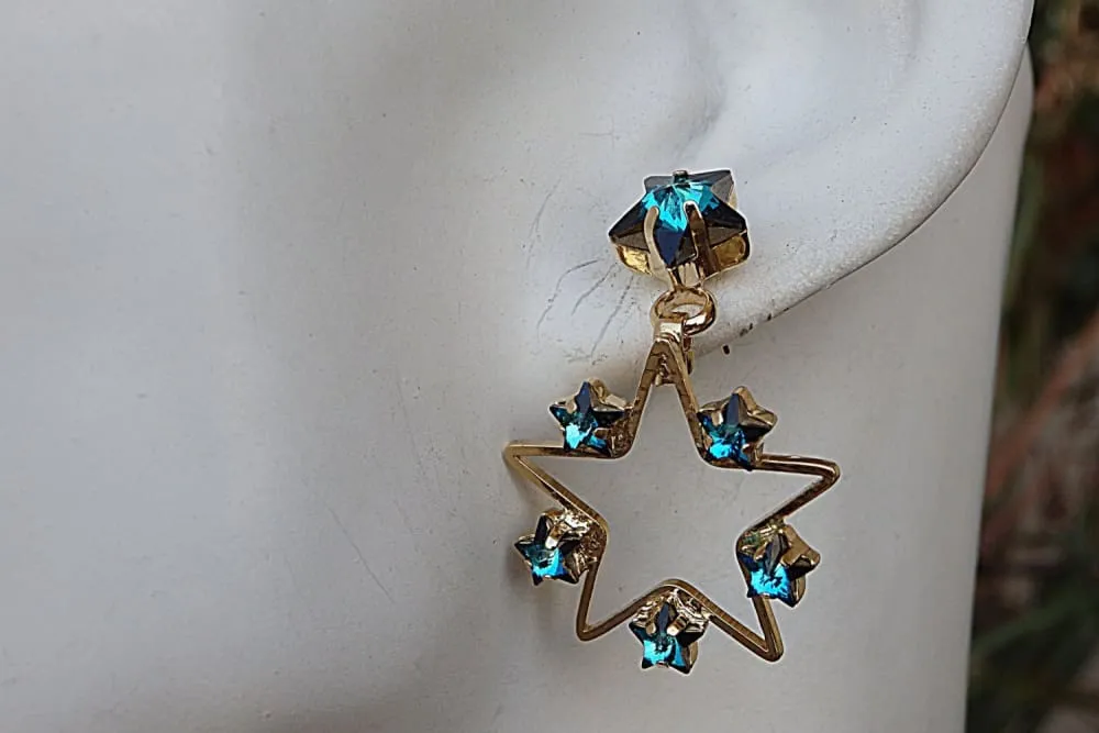 Star earrings